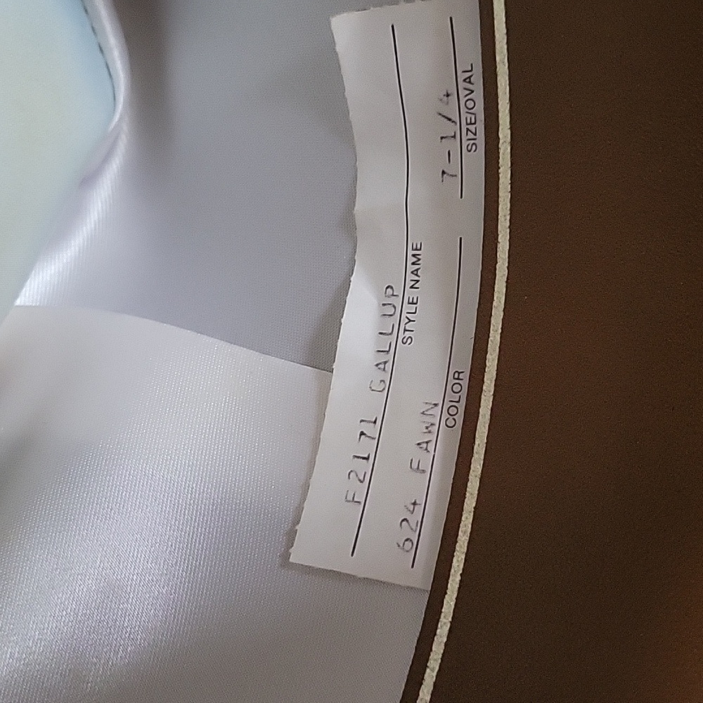 Vintage Stetson Gallup Cowgirl Hat Tan - Picture 11 of 11